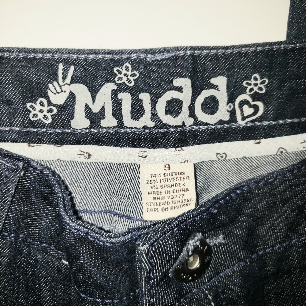 Mudd Skinny Jeans Juniors Sz 9 Dark Wash Stretch Denim Womens - Picture 6 of 6